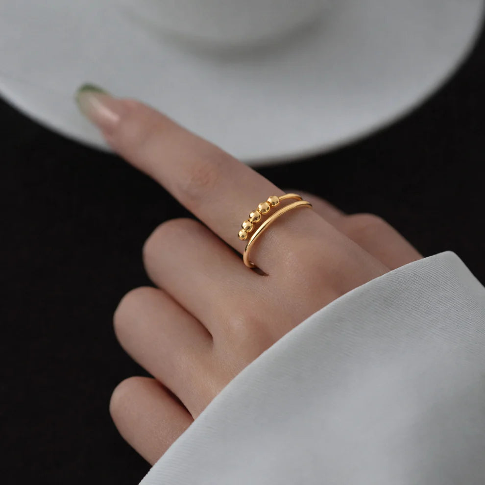 Šviesos žiedas (auksinės spalvos)