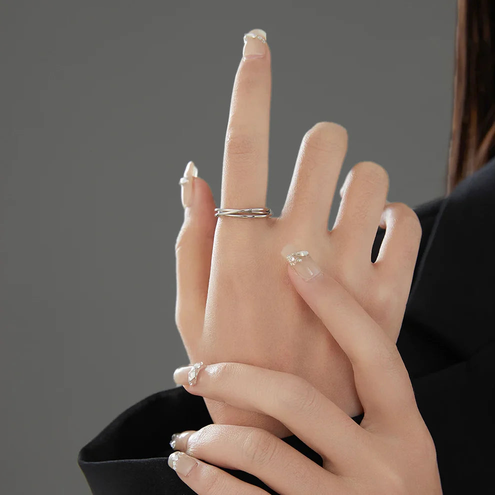 Energijos žiedas (sidabrinės spalvos)