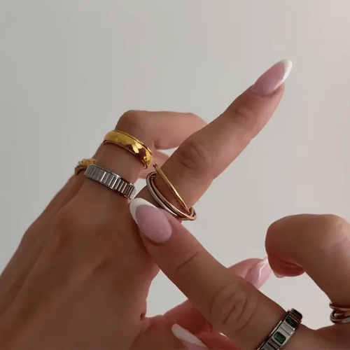 Energijos žiedas (sidabrinės spalvos)